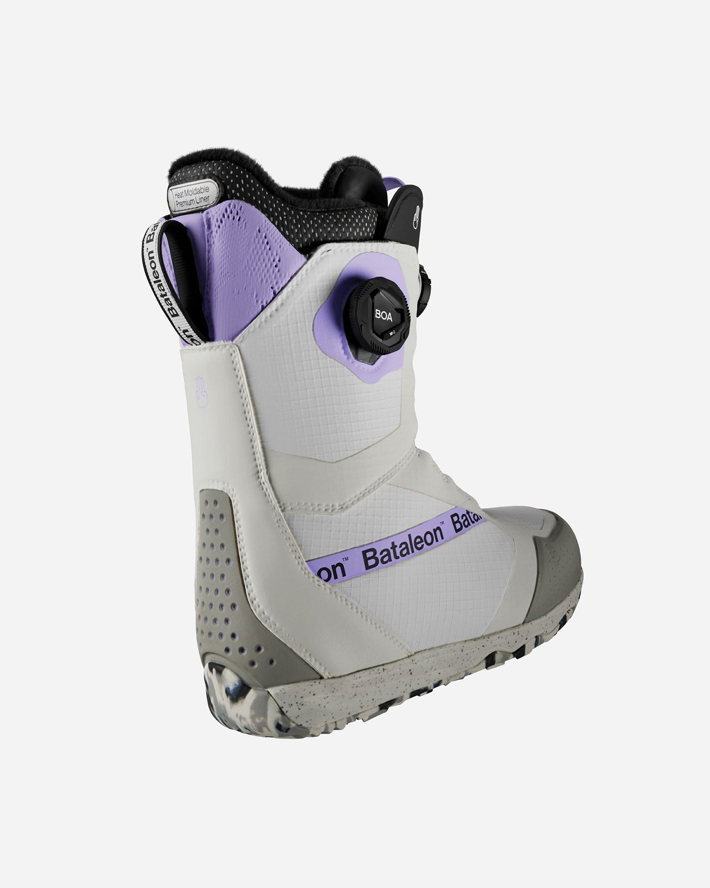 Ladies snowboard boots in virtual grape. Mosh BOA 2025 | Bataleon Snowboards™ 2025.