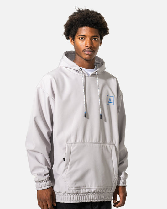 color-paloma-gray SoftShell Hoodie 2025 | Bataleon Snowboards™ snowboard hoodie