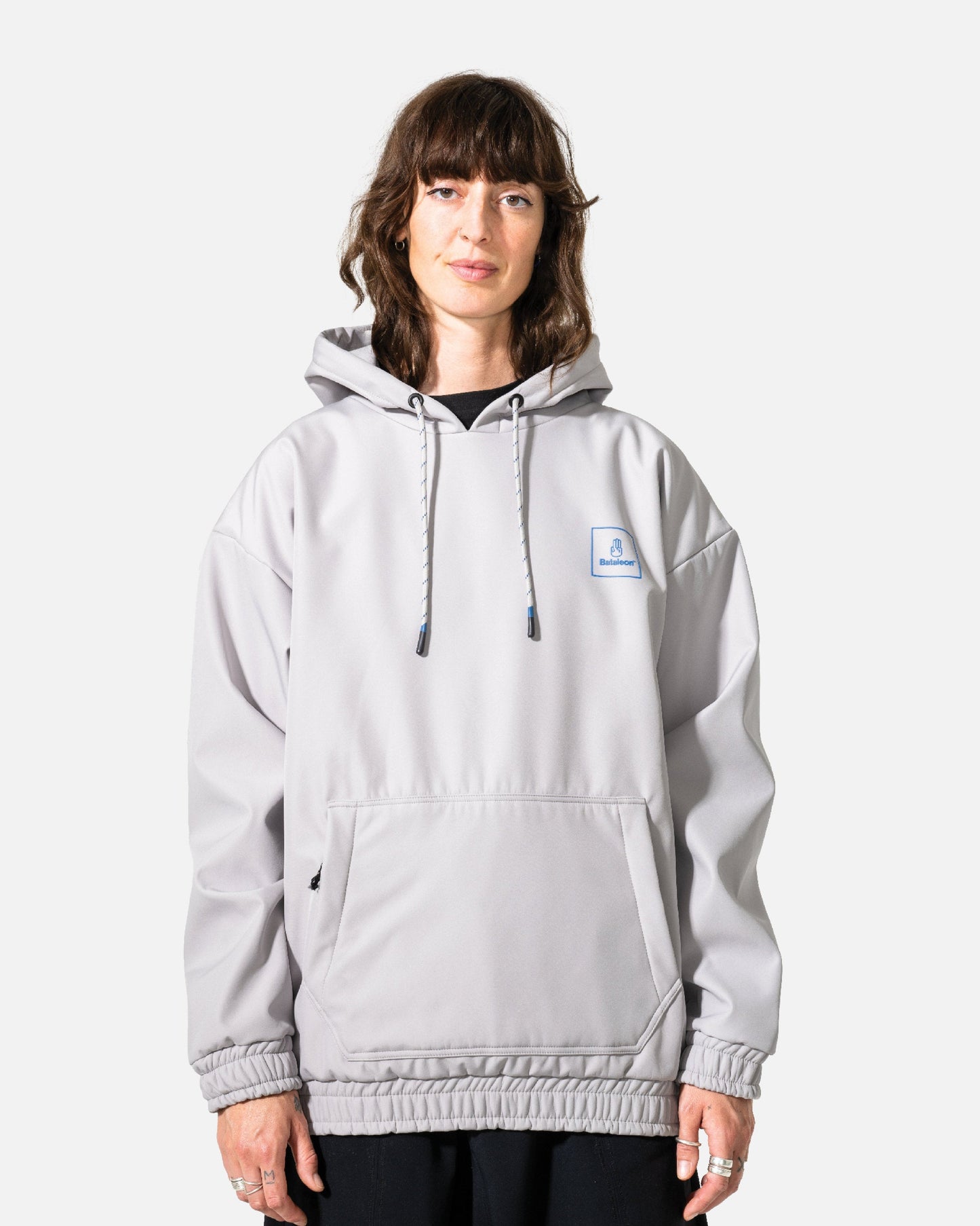 color-paloma-gray SoftShell Hoodie 2025 | Bataleon Snowboards™ waterproof hoodie for snowboard