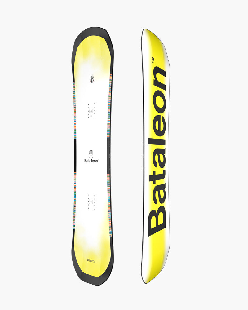 Bataleon Fun.Kink 2023 mens snowboard front and back cover product photo