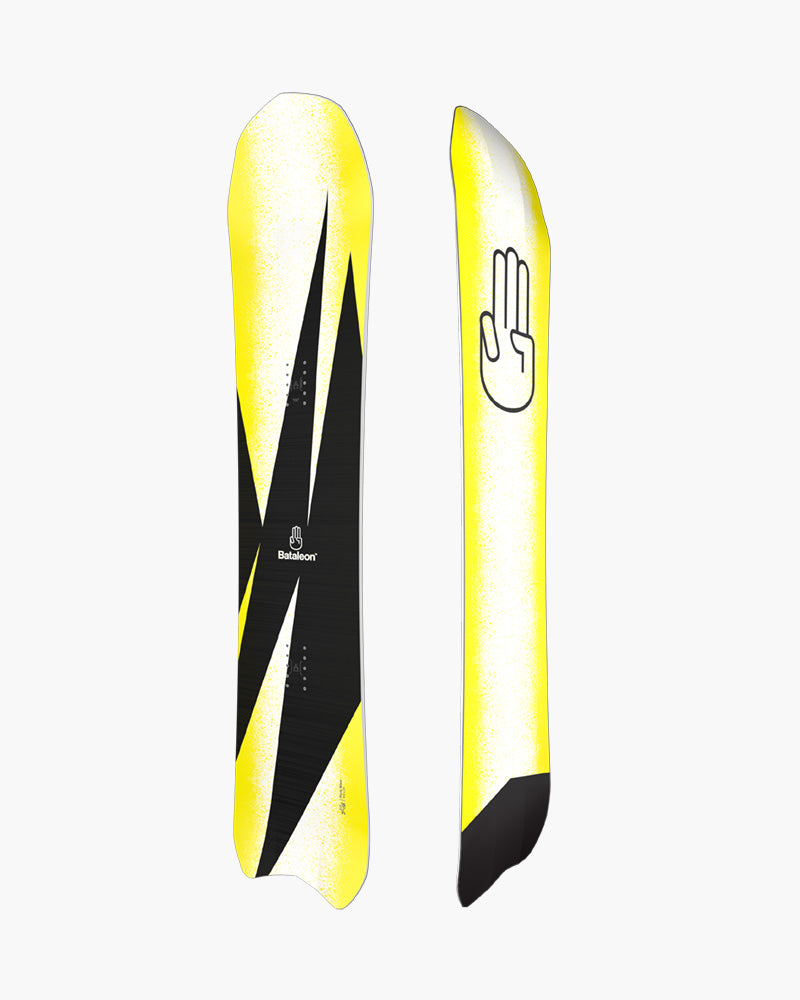 Bataleon Party Wave 2023 mens snowboard front and back cover product photo